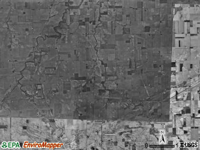 Sugar Creek township, Ohio satellite photo by USGS