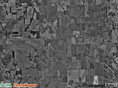 Lafayette township, Illinois satellite photo by USGS