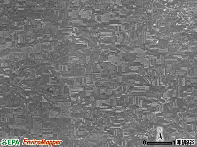Butler township, Ohio satellite photo by USGS