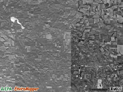 Unity township, Ohio satellite photo by USGS