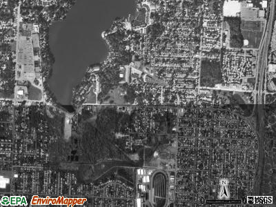 Canton township, Ohio satellite photo by USGS