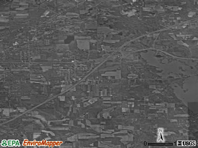 Mifflin township, Ohio satellite photo by USGS