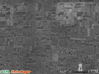 Jefferson township, Ohio satellite photo by USGS