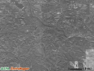 Center township, Ohio satellite photo by USGS