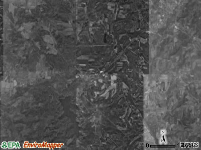 Brown township, Ohio satellite photo by USGS