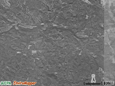 Wayne township, Ohio satellite photo by USGS