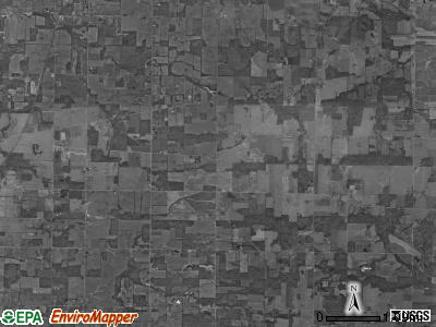 North Bloomfield township, Ohio satellite photo by USGS