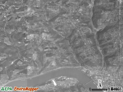 Liverpool township, Ohio satellite photo by USGS