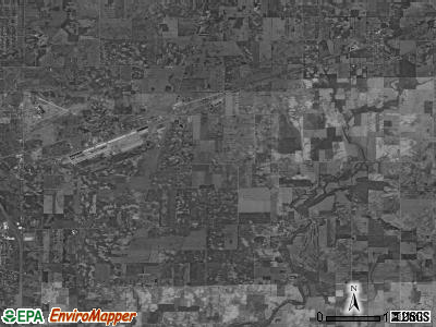 Claridon township, Ohio satellite photo by USGS