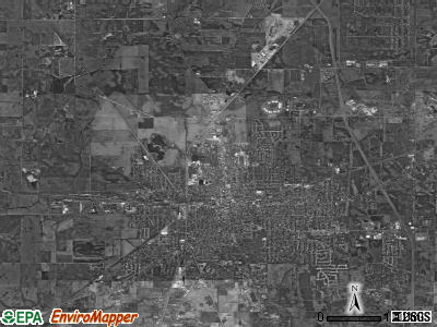 Marion township, Ohio satellite photo by USGS