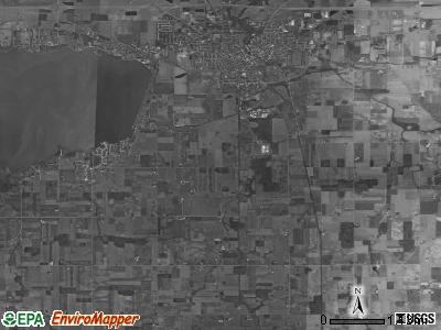 St. Marys township, Ohio satellite photo by USGS