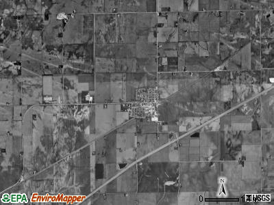 Ashton township, Illinois satellite photo by USGS