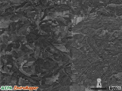 Clark township, Ohio satellite photo by USGS