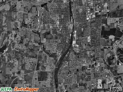 Batavia township, Illinois satellite photo by USGS
