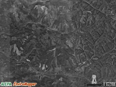 Rumley township, Ohio satellite photo by USGS