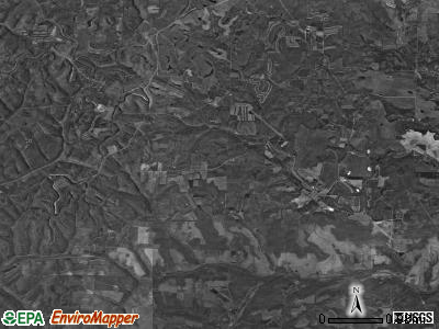 German township, Ohio satellite photo by USGS