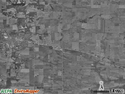 Mount Pleasant township, Illinois satellite photo by USGS