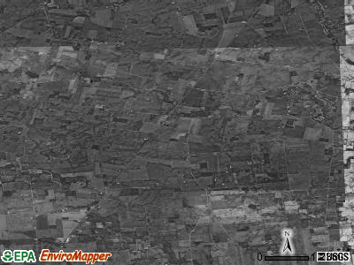 Leesburg township, Ohio satellite photo by USGS