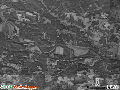 Jefferson township, Ohio satellite photo by USGS