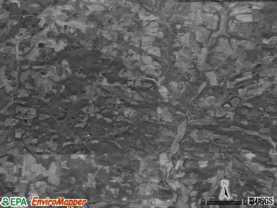 White Eyes township, Ohio satellite photo by USGS