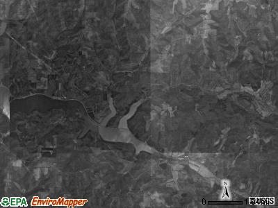 Stock township, Ohio satellite photo by USGS