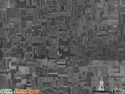 Wabash township, Ohio satellite photo by USGS