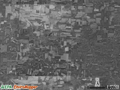 Clay township, Ohio satellite photo by USGS