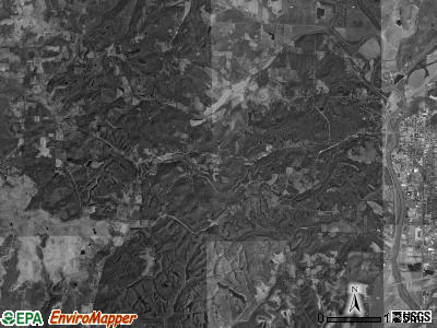 Jackson township, Ohio satellite photo by USGS