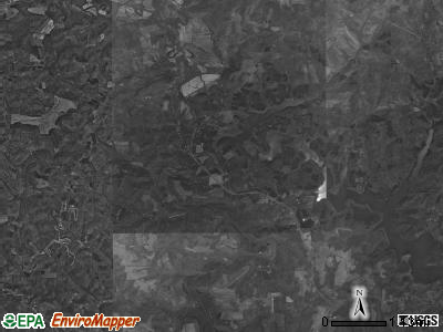 Washington township, Ohio satellite photo by USGS