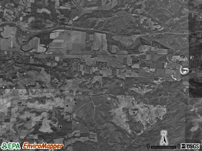 Oxford township, Ohio satellite photo by USGS