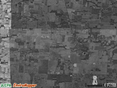 Hartford township, Ohio satellite photo by USGS