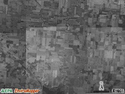 Adams township, Ohio satellite photo by USGS