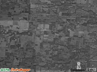 Bennington township, Ohio satellite photo by USGS