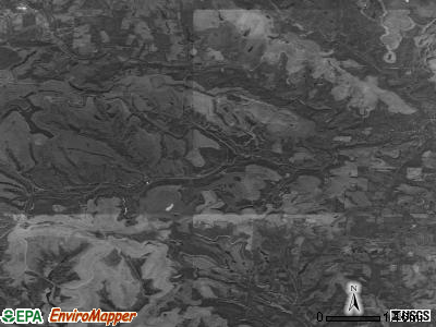 Short Creek township, Ohio satellite photo by USGS