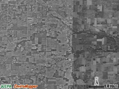 Washington township, Ohio satellite photo by USGS