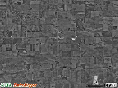 Clinton township, Illinois satellite photo by USGS