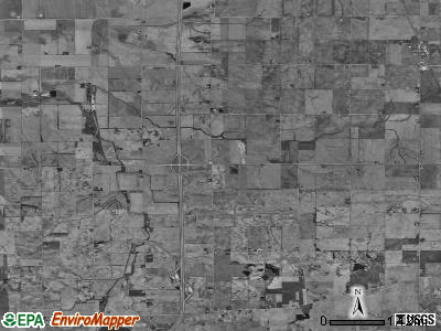 Willow Creek township, Illinois satellite photo by USGS