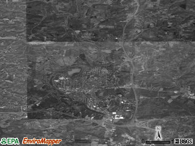 Cambridge township, Ohio satellite photo by USGS