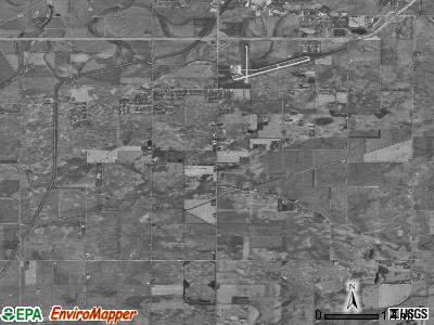 Montmorency township, Illinois satellite photo by USGS