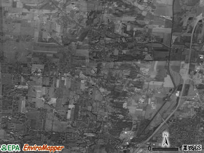 German township, Ohio satellite photo by USGS