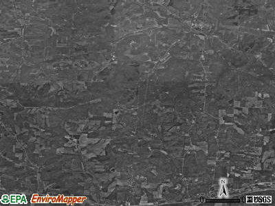 Hopewell township, Ohio satellite photo by USGS