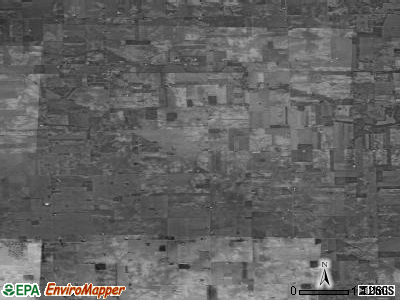 Monroe township, Ohio satellite photo by USGS