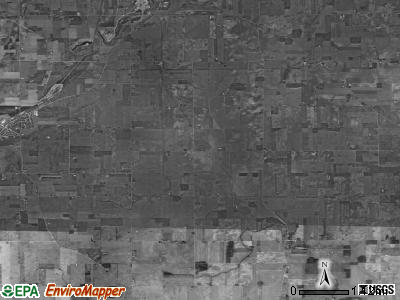 Butler township, Ohio satellite photo by USGS