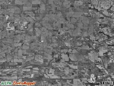 Amboy township, Illinois satellite photo by USGS