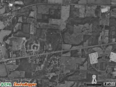 Jefferson township, Ohio satellite photo by USGS