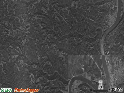 Mead township, Ohio satellite photo by USGS