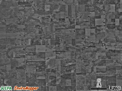 Victor township, Illinois satellite photo by USGS