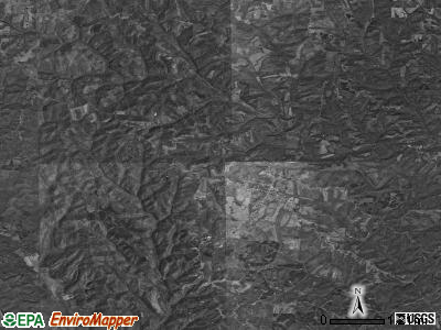 Marion township, Ohio satellite photo by USGS