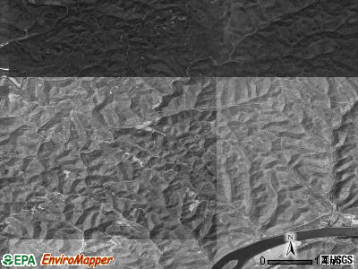 Independence township, Ohio satellite photo by USGS