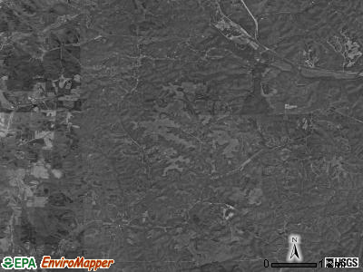 Starr township, Ohio satellite photo by USGS
